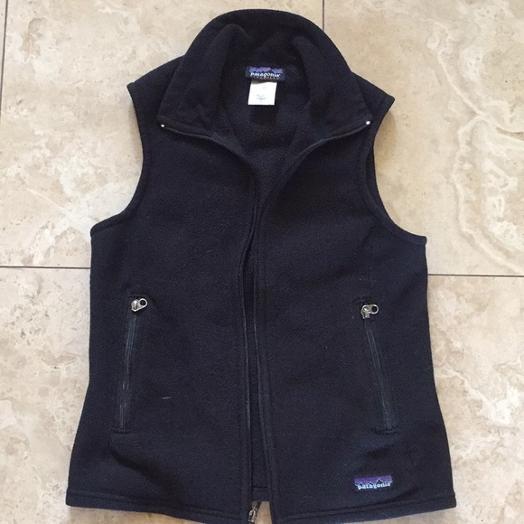 Patagonia Fleece Black Vest - Picture 1 of 4